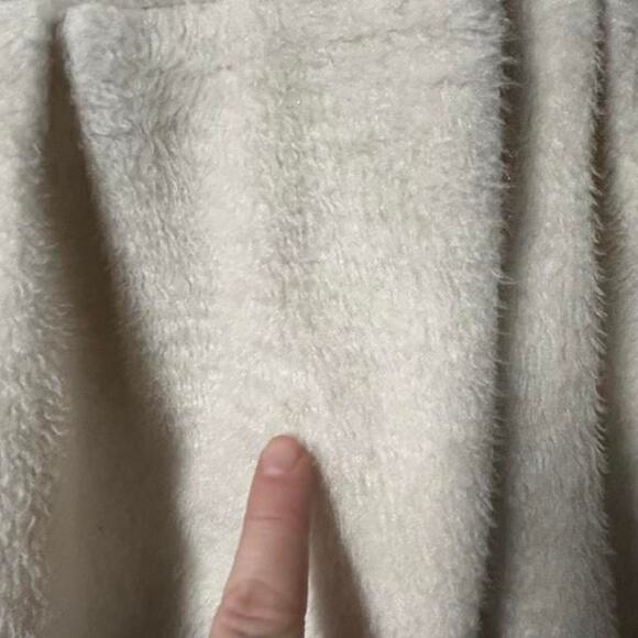 Antique 1940s ivory faux fur coat for toddler girl 18m - 2t - Picture 4 of 5